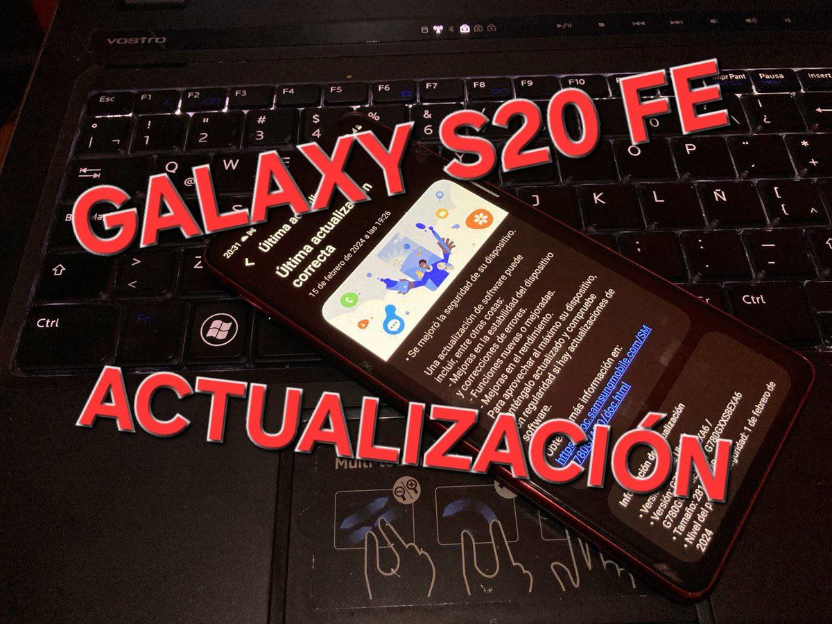 damiantiscornia's tweet image. Nueva actualización del Samsung Galaxy #S20FE Novedades @SamsungArg
youtu.be/n_pN7SBe7gk?si…