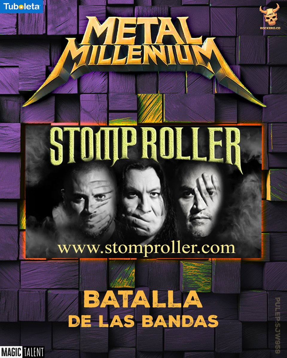 NUESTRA ENTREVISTA PARA EL METAL MILENIUM
fb.watch/qentTtpr6L/ en:
 rockero.co y con nuestro evento:
STOMP ROLLER En Metal Millenium
#stomproller 
stomproller.com 
#sludgemetal
instagram.com/stomp.roller/
facebook.com/stomprollermet…
x.com/RollerStomp