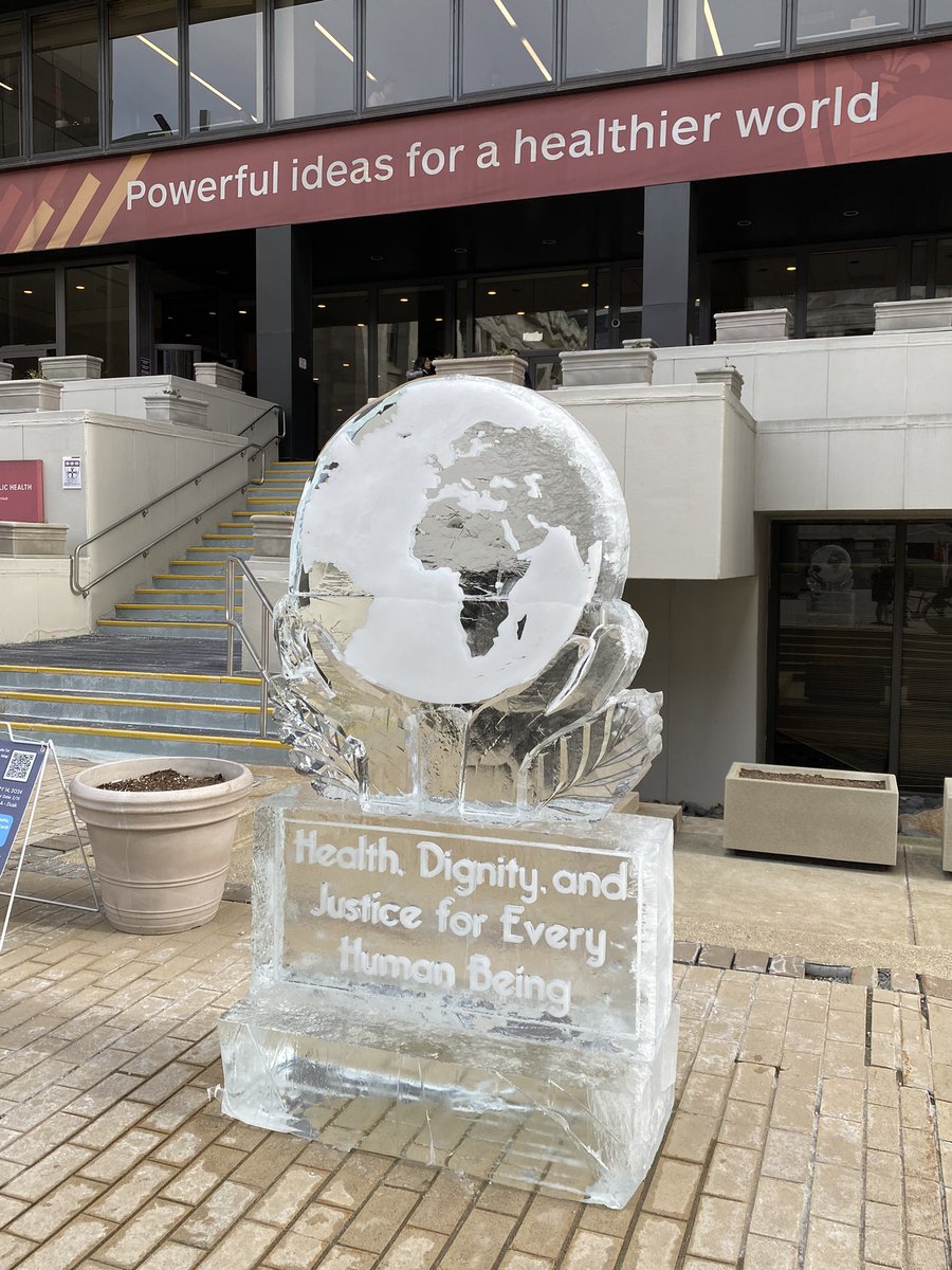 At least the cold today was good for the <a href="/HarvardChanSPH/">Harvard T.H. Chan School of Public Health</a> ice sculpture