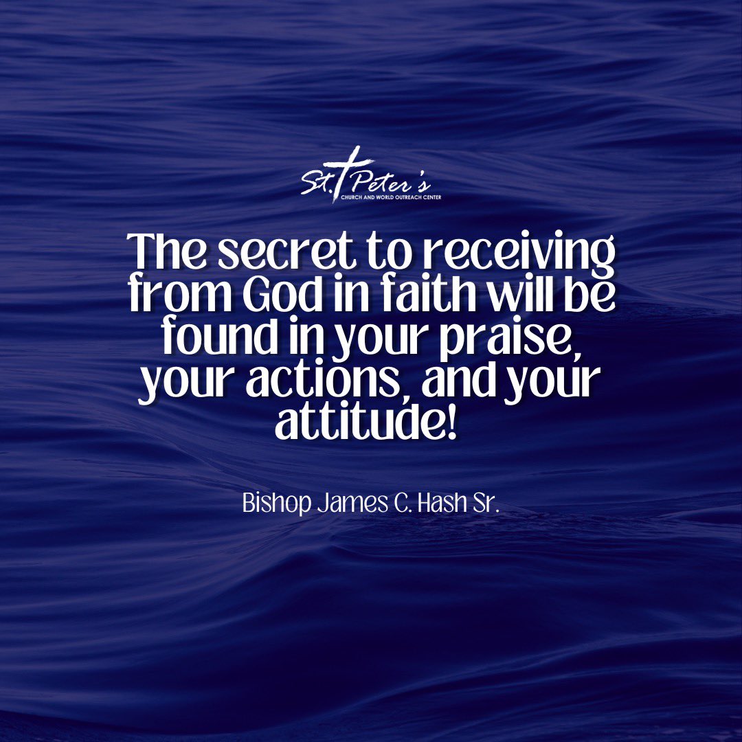 SPWOC's tweet image. Your praise, attitude, and actions gets God’s attention and opens the doors for the miraculous to happen!