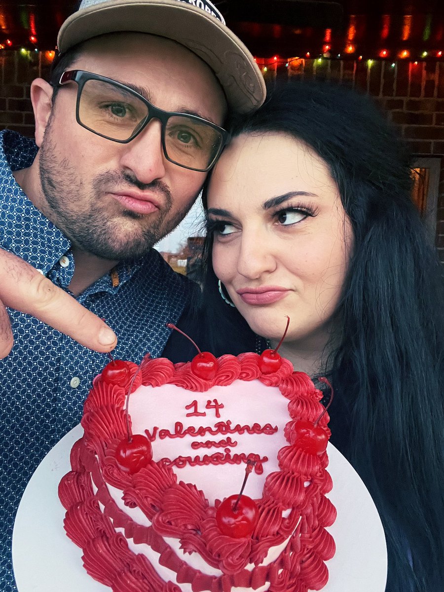 put the wrong amount of years on the cake…that just means we can’t wait for the years to come 😘 happy 12TH Valentine’s Day sweetheart 🫶