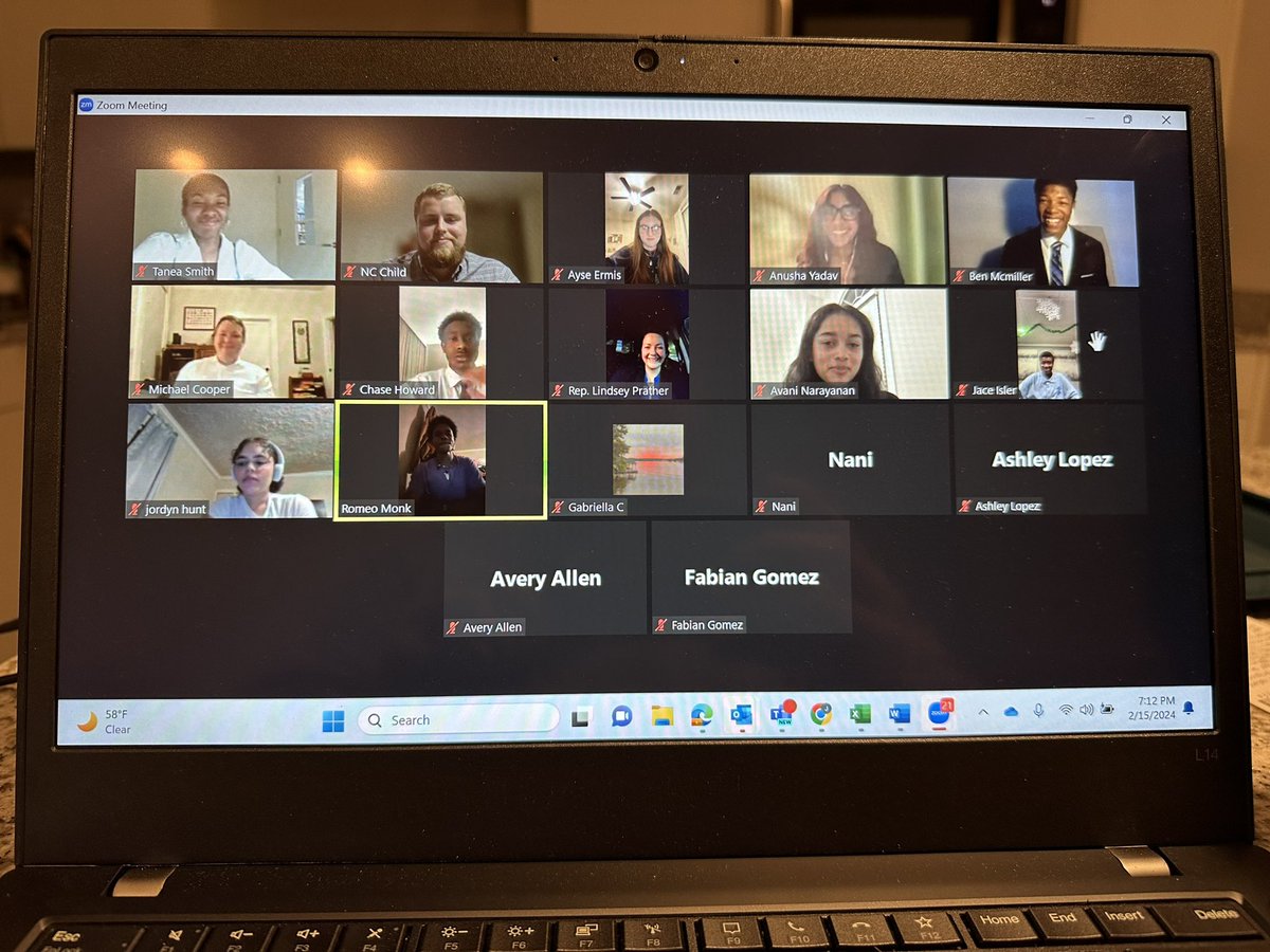 joshmcgee_'s tweet photo. The February Youth Advocacy Council Meeting has kicked off! 

These young folks are leading the way for positive change in North Carolina- So excited for the work they will accomplish this year! 

#ncpol #ncchild #GenZ https://t.co/UzRherFTAr