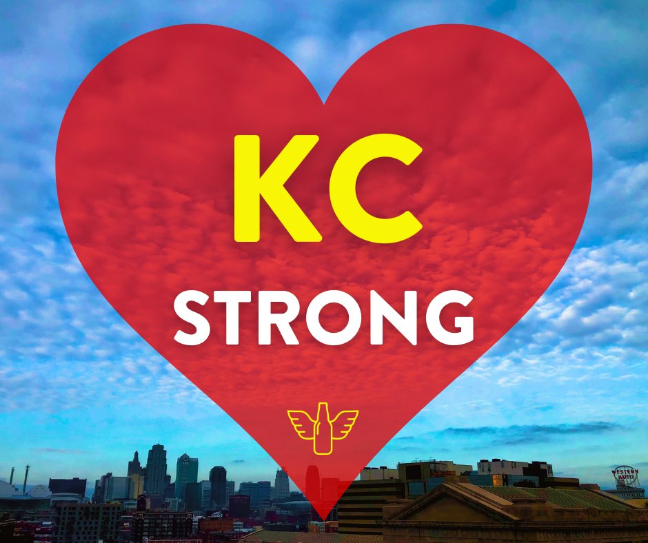 We love you, Kansas City. You have our heart. #KCStrong
