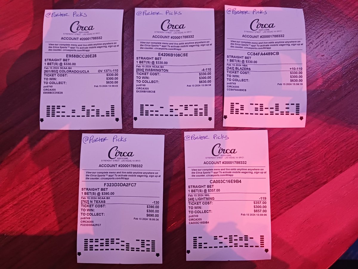 Porter Picks tweet media