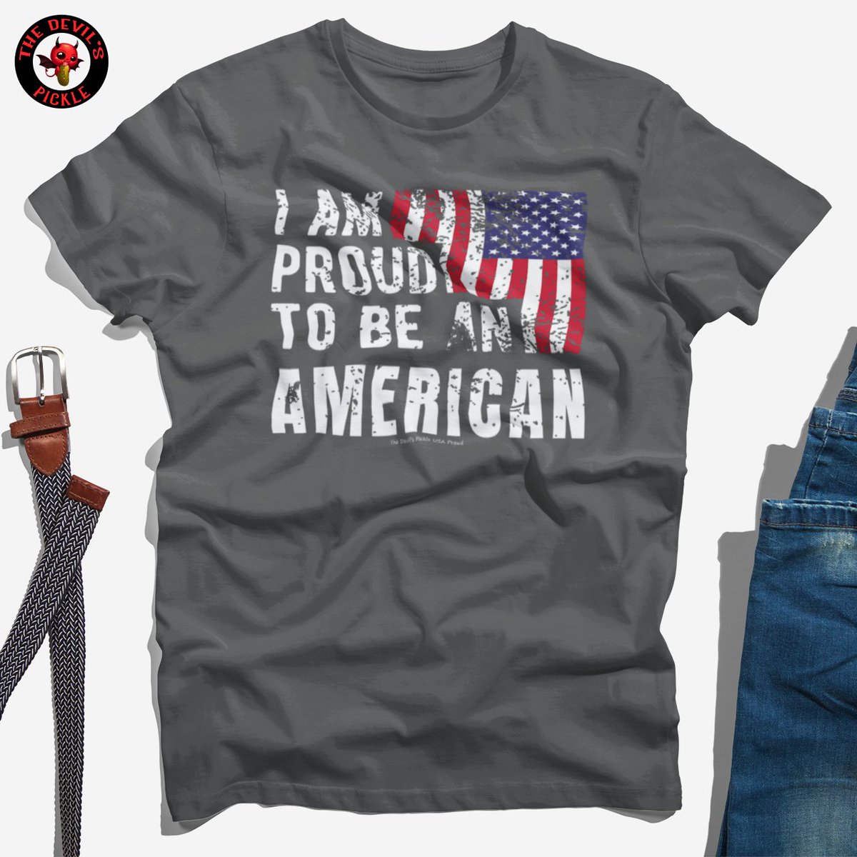 This shirt screams red, white, and badass! Proud American Tees, Hoodies and Sweatshirts Exclusively at The Devil's Pickle.

#ProudAmerican #freeshipping #USA #patriot #patriotichoodies #americanpride #Freedom #2ndamendment #proudtobeanamerican #hellyeahamerica #american