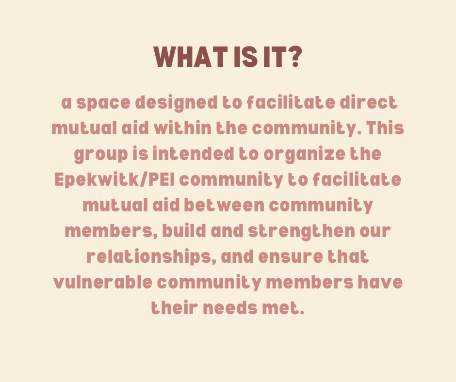 Charlottetown Mutual Aid tweet media