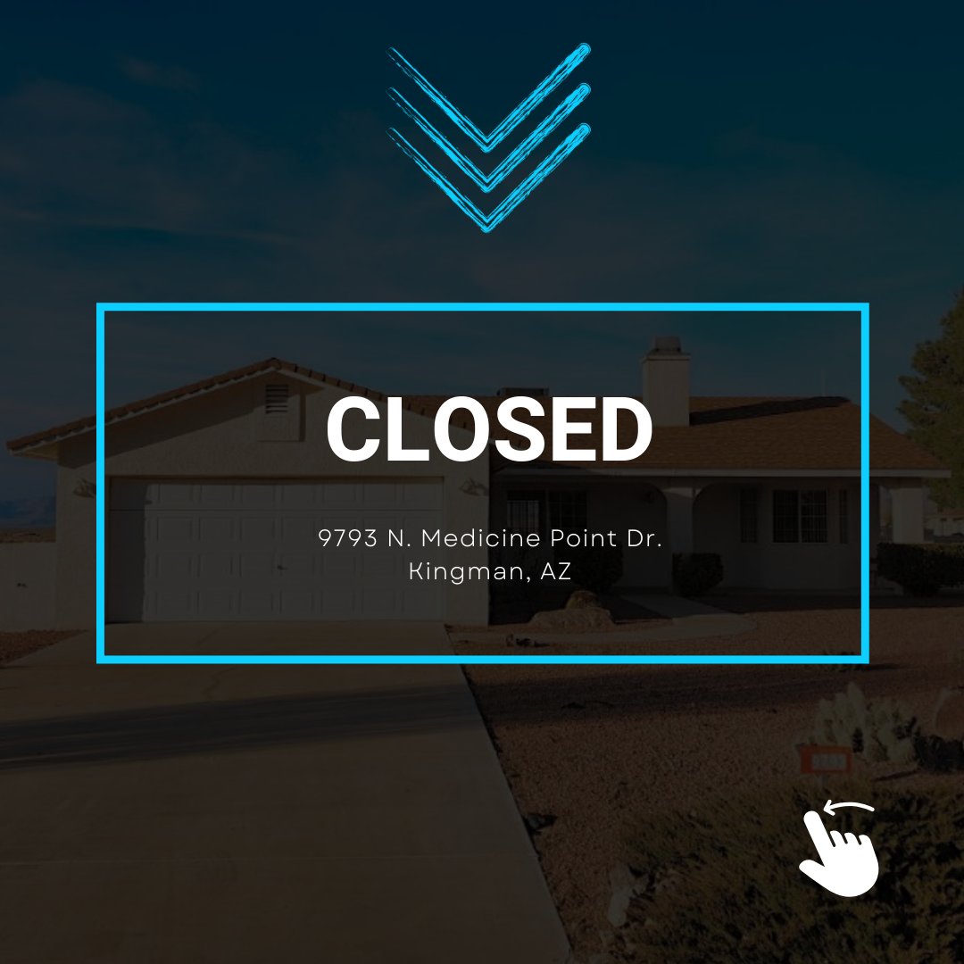 _savagedq's tweet image. Closed on this home today! 

Looking to buy or sell real estate in Kingman AZ? Call or text me today at 928-530-3283 

#bmpnetwork #exprealty #homesinkingman #buyersagent #kingmanrealestate #sold
