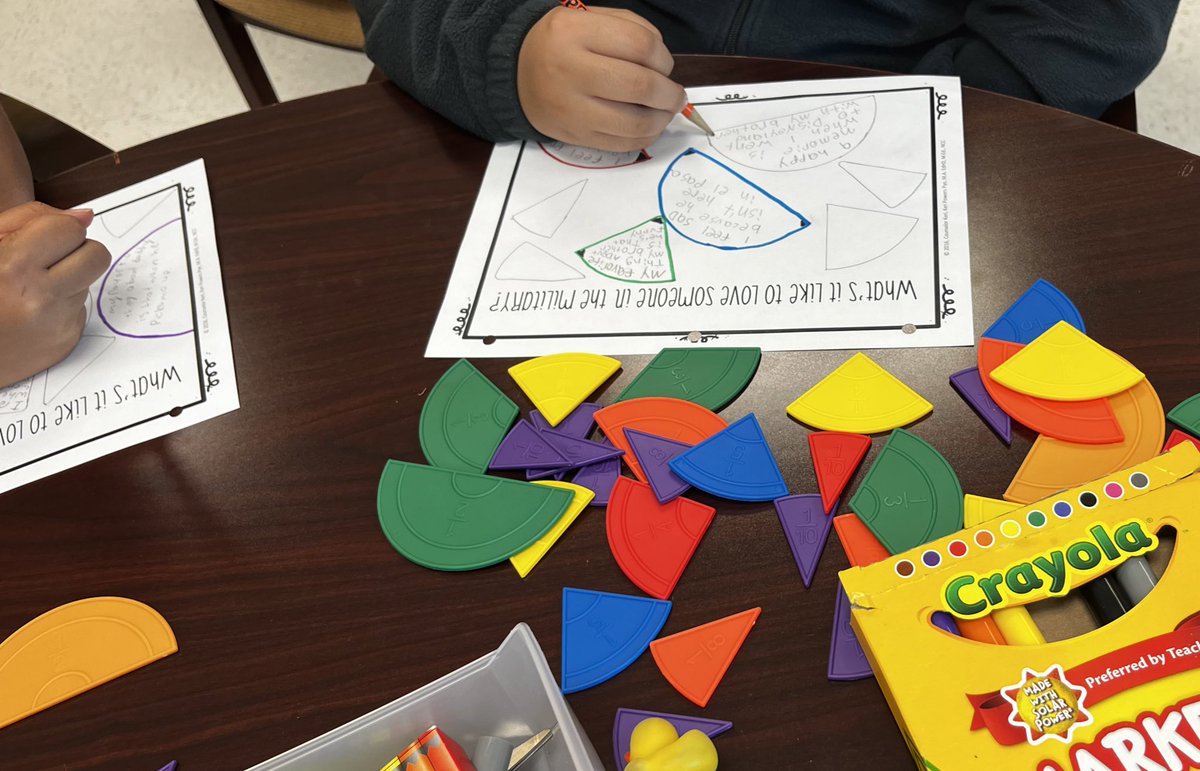 Counselor_CJES's tweet image. Military Small Group: “What it’s like to Love Someone in the Military”. Sharing their love for their heroes!! 
🦁🪖❤️ #TeamSISD #SmallGroup