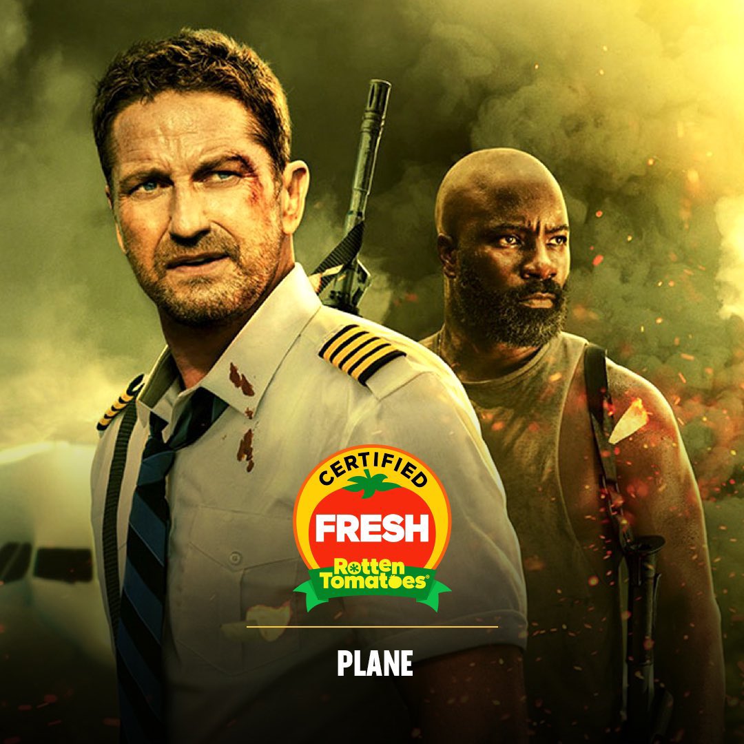 #PlaneMovie is Certified Fresh!! Thanks to our incredible director, cast, & crew - and all of you - for coming along for the ride. We’re so proud of this film and it means the world that you’ve been loving it too ❤️
