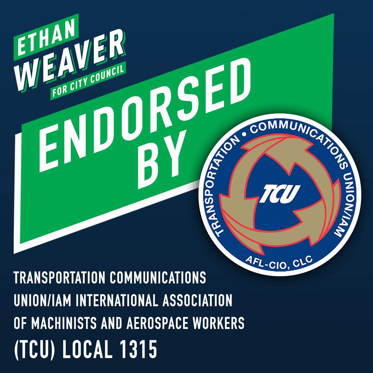 Our campaign is backed by the largest coalition of working families organizations in the race for CD4. I'm honored that @TCU_Local_1315 is joining this coalition — I'll always fight to ensure that their members are safe and protected on the job.