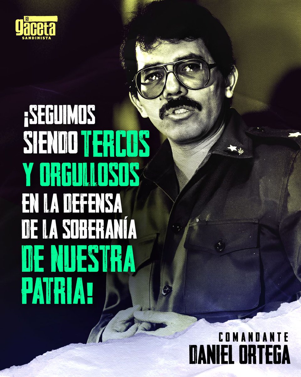 🇳🇮🔴⚫✊ ¡Comandante Daniel Ortega! ¡El primero en la línea de la defensa de nuestra libertad, soberanía y dignidad!