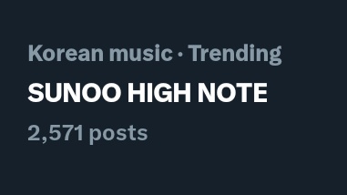 goldenksunoo's tweet photo. ‘SUNOO HIGH NOTE’ is currently trending. sunoo’s impact is so insane! https://t.co/2eDBkLcB8s