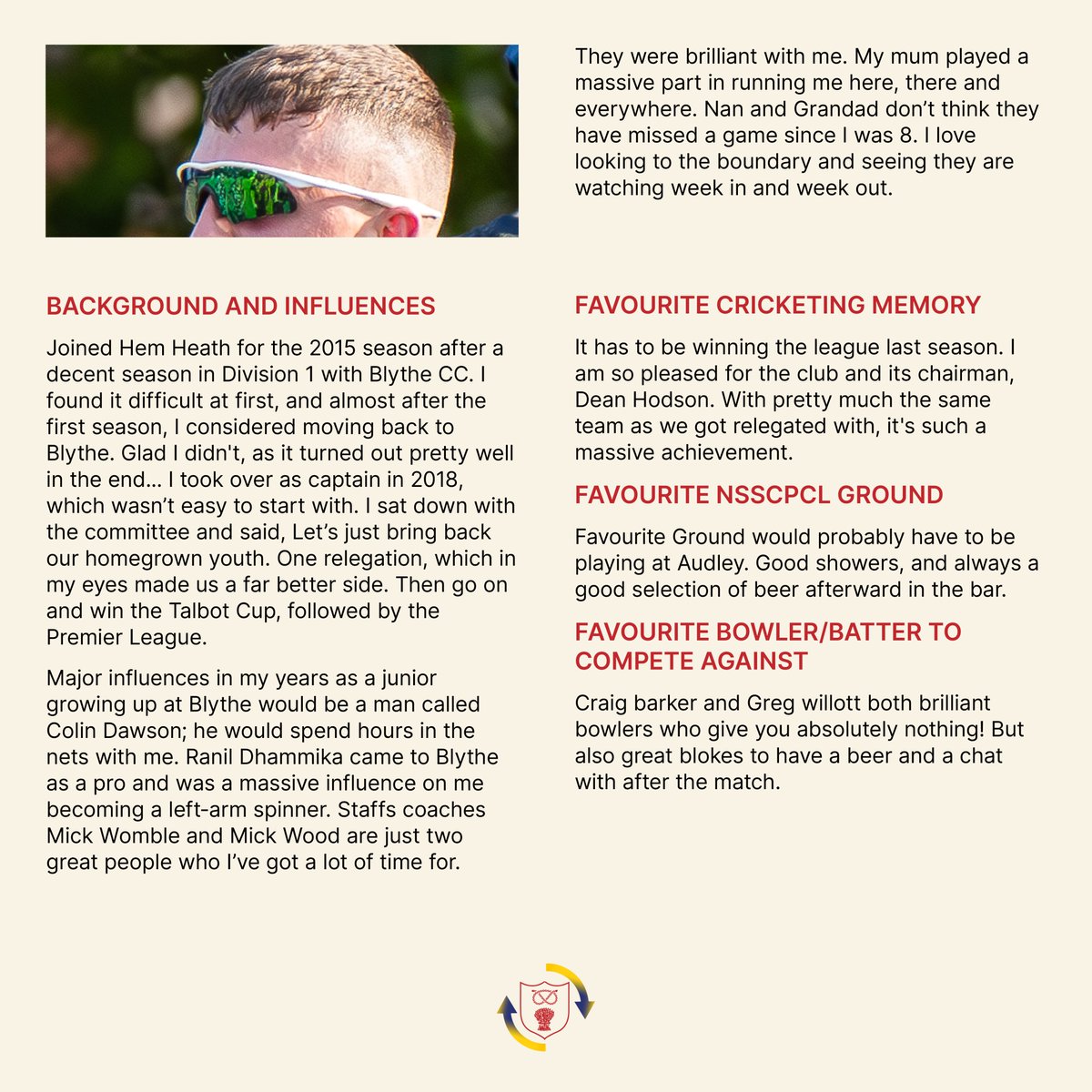 nsscpcl_updates's tweet photo. 📖The skippers biography #6 Greg Prime

It was good to talk to last season's premier-league winning captain, he told us about his journey at Hem Heath Cricket Club.

#nsscpcl | @Gregprime95 https://t.co/P7vgdggFkN