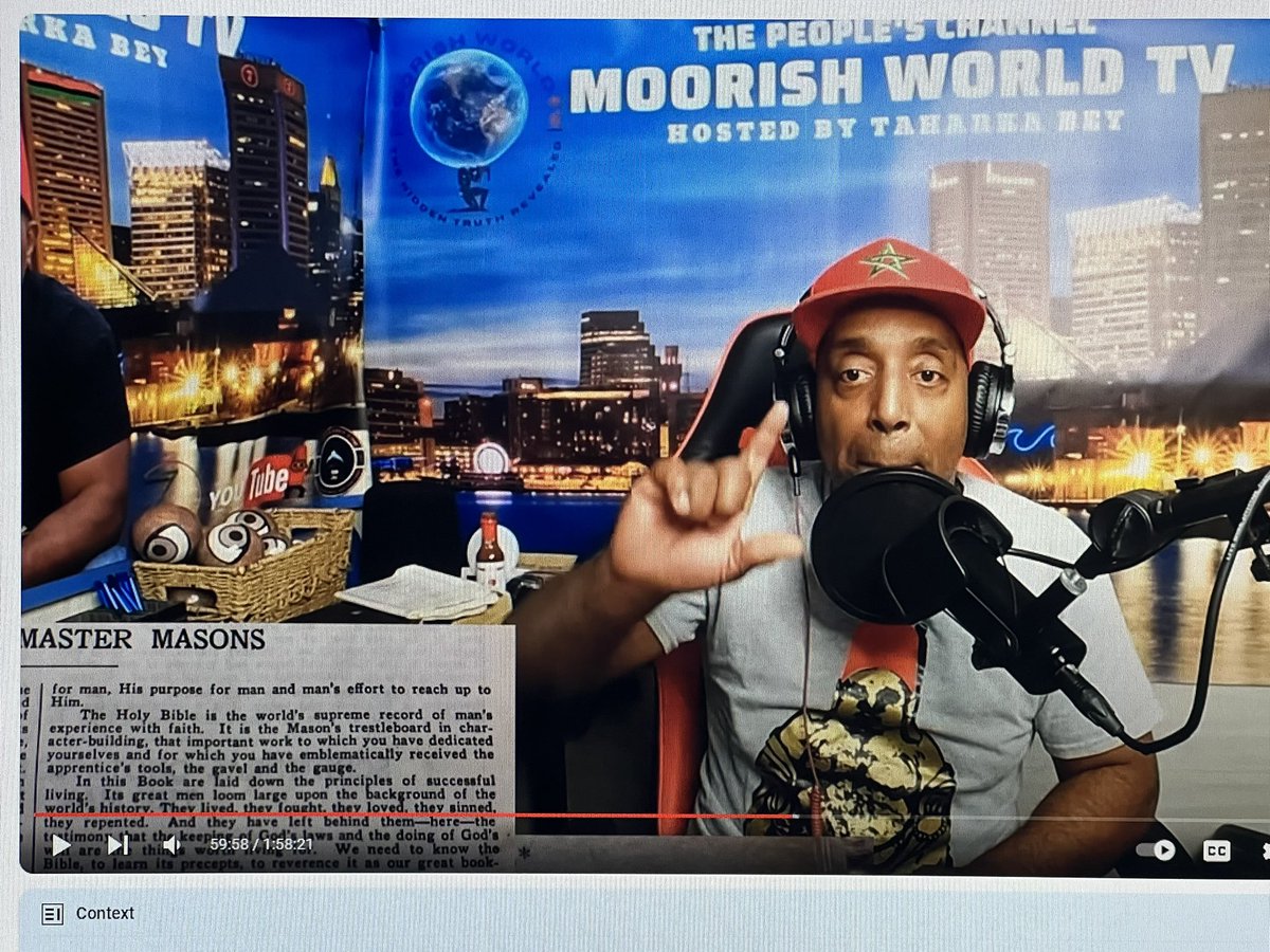 Tariq Nasheed explains double court win against Taharka Bey of Moorish World TV and how a new precedent was set in the state of Maryland - for online harrassment- from the victory.  Commentary starts at minute 10 - 33
youtube.com/live/z9ZPqPTTW…
