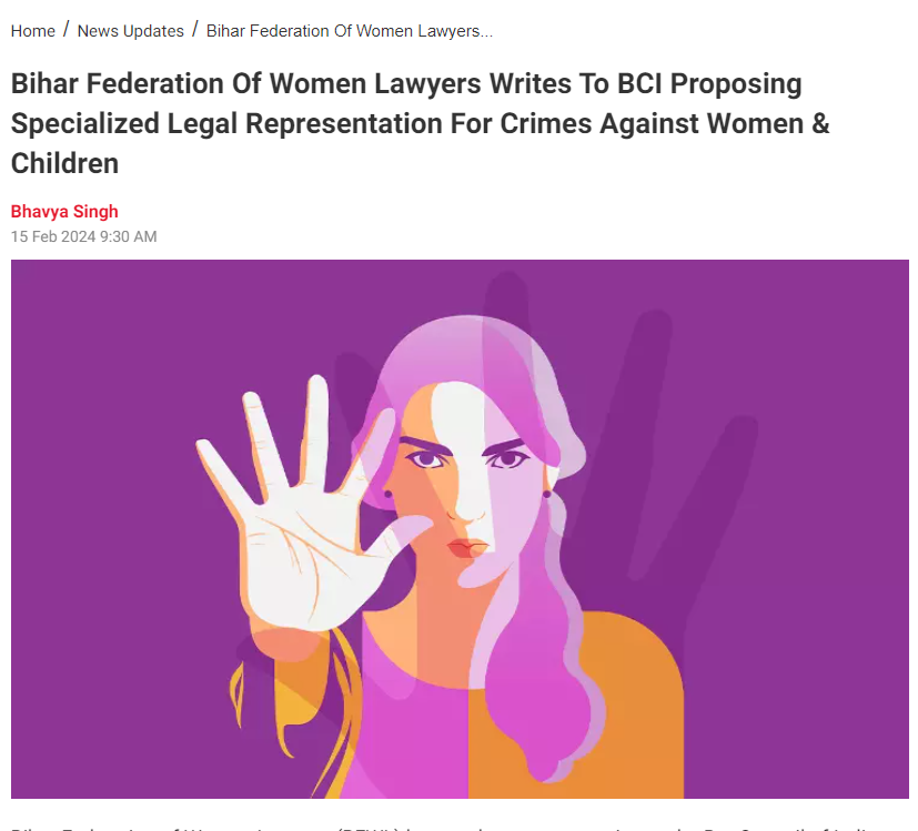 SahodarIndia's tweet image. Don&apos;t these women lawyers federations care about the other cases?

Isn&apos;t this concerning when lawyers started to focus on a specific #gender?
At least, we didn&apos;t expect this from a lawyer.

Correction in the headings -
I think &quot;#involve&quot; is the right word instead of &quot;#Against&quot;.