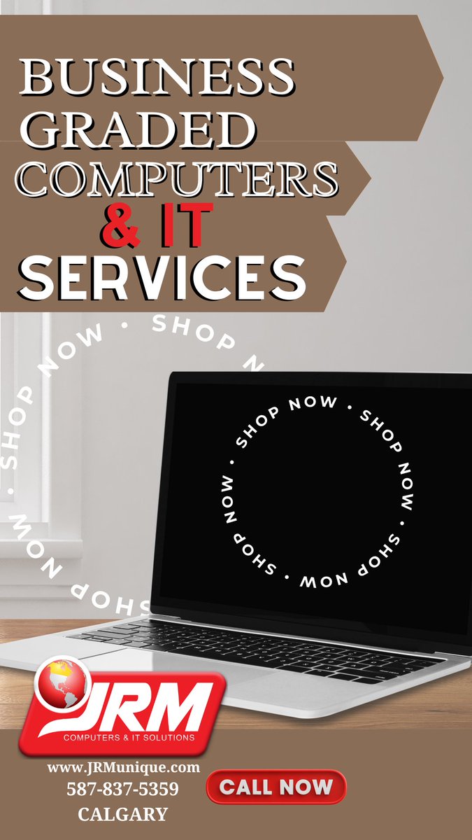 Need reliable IT support in Calgary? Look no further than JRM Computers &amp; IT Services!  We offer comprehensive solutions for businesses ,  cloud services. ☁Etc. Contact us today to experience the JRM difference! #CalgaryITSupport #ReliableSolutions #TweetYourTechProblems