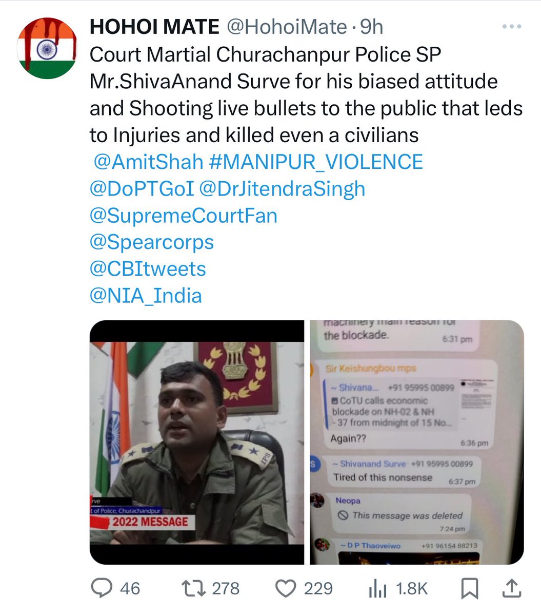 Which court are they talking about. The Kangaroo Court in Kuki occupied territories with judges from ITLF &amp; COTU??