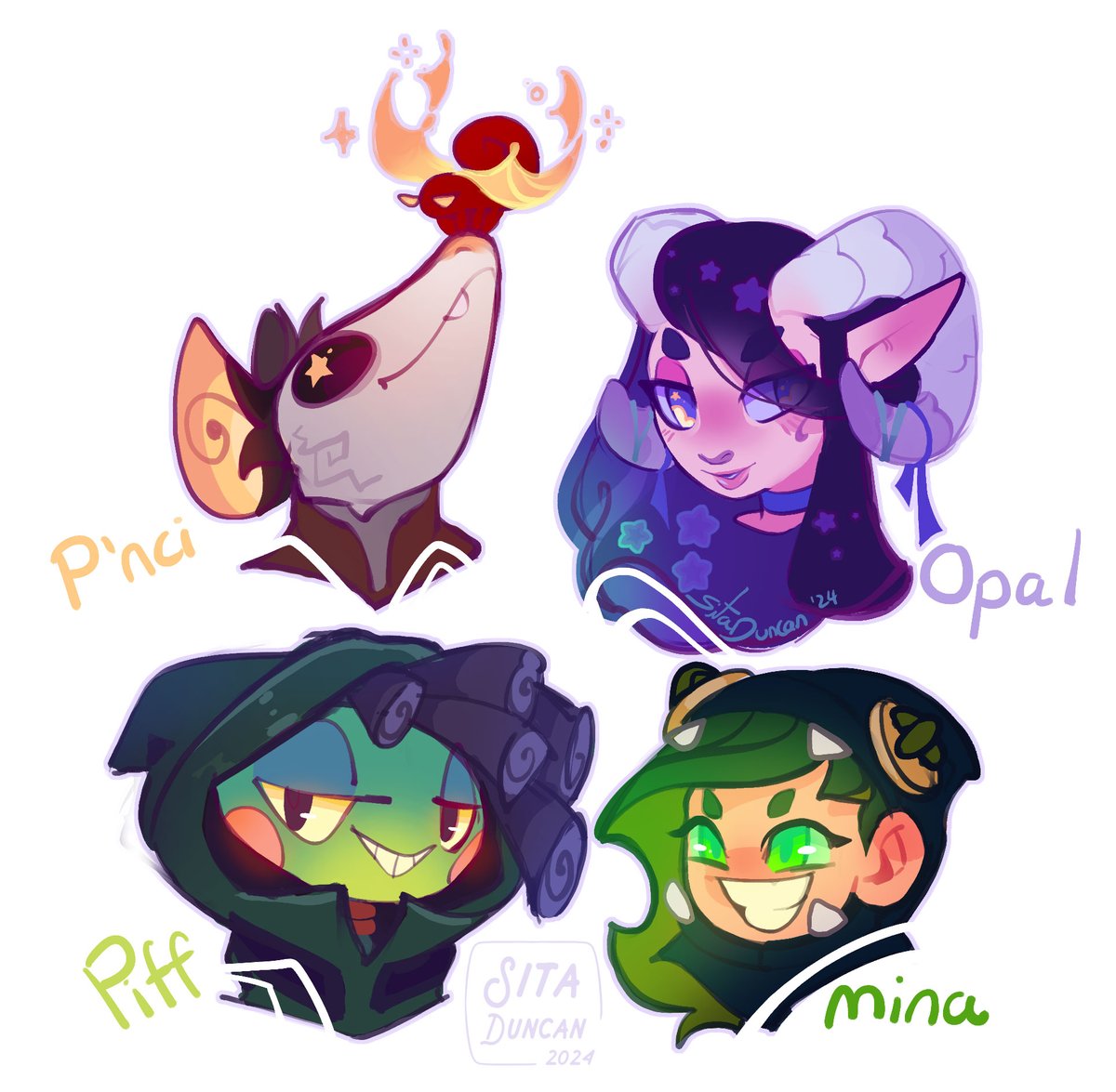 ✨ My Strength of Thousands party

⚡P'nci the pnoll
💭Opal the dragon
🐸Piff the grippli
🔥Mina the gnome