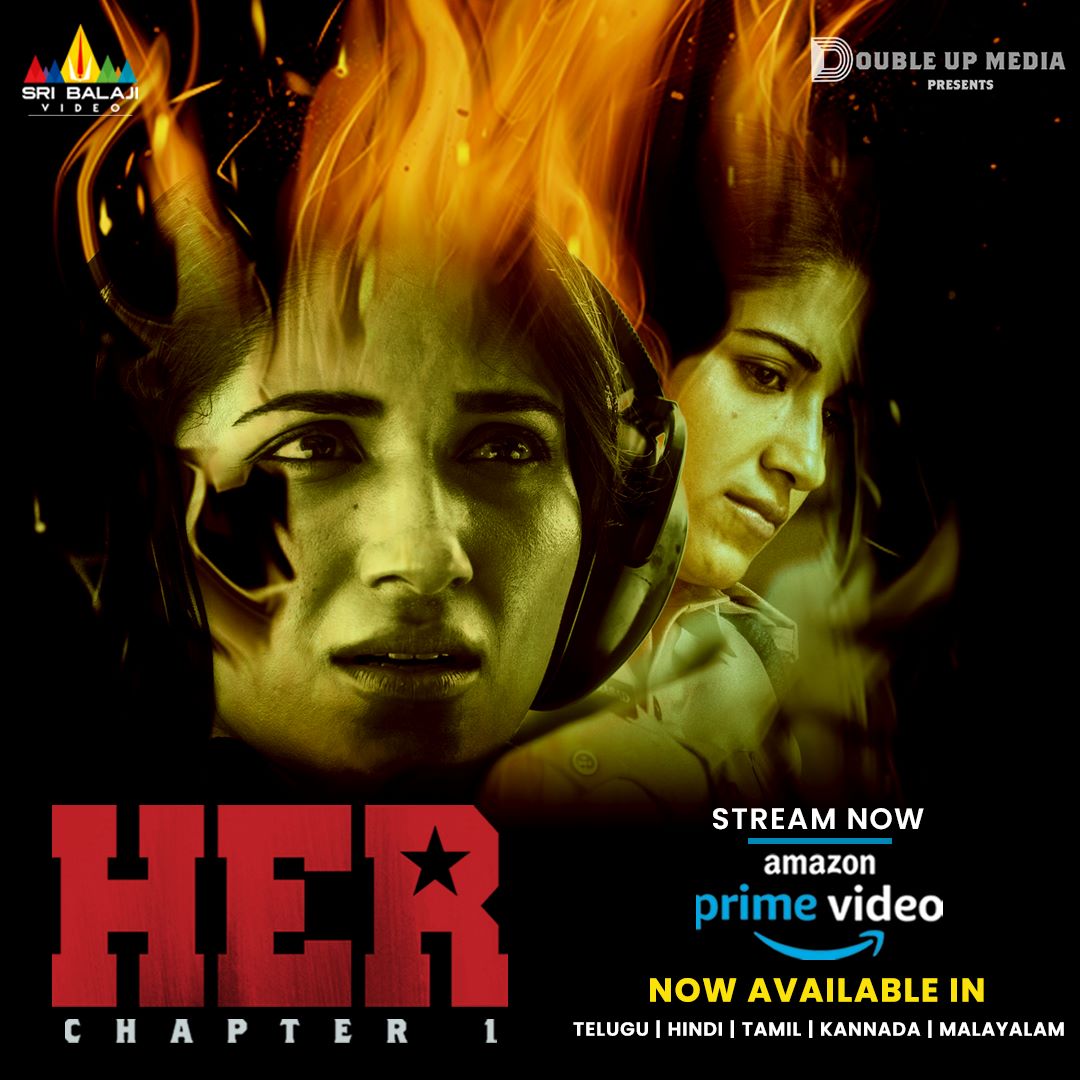 sribalajivideos's tweet photo. "HER - Chapter1" Full Movie Now Available in Telugu, Hindi, Tamil, Malayalam & Kannada in #AmazonPrimeVideo
Amazon Prime Video Link 🔗 https://t.co/ouq4pZTgu0
#HerChapter1 #HER #HEROnPrimeVideoIN #RuhaniSharma #VikasVasishta #AbhignyaVuthaluru #Jeevan #RaviVarma #RaghuSankuratri #SreedharSwaraghav #DeepaSankuratri #DoubleUpMedia #HEROnPrime #SriBalajiVideo