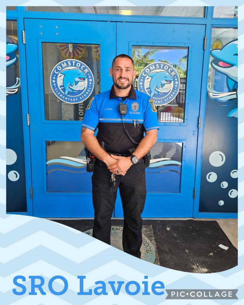 Saluting our exceptional School Resource Officer on National SRO Day!
Your dedication to our dolphin family is truly appreciated. Thank you Officer Lavoie for keeping us safe and being a positive presence every day! <a href="/SuptDotres/">Jose L. Dotres, Ed.D.</a> <a href="/MDCPSCentral/">Central Region</a> <a href="/MDCPS/">Miami-Dade Schools</a> <a href="/MDSPDExplorers/">Police Explorers</a> 🚔🚓👮🏻‍♂️