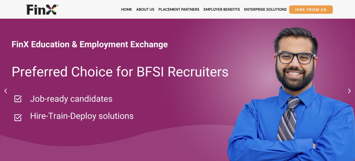 If you're looking to #hire job-ready entry-level candidates or early career professionals for your business, FinX Education &amp; Employment Exchange is here to partner with you! To Hire from us – Register today at lnkd.in/dhhaA9DN 

#Talentacquisition #Recruiters #placements