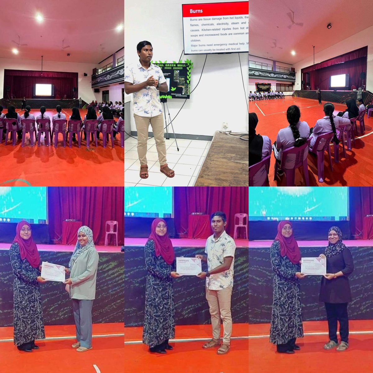 mna_nurses_'s tweet photo. Thank you for the wonderful invitation to enlighten and educate young minds!
Leader's camp, what a wonderful initiative... @hiriyamv π
Today's learner's, tomorrow's leaders π
@MoEdumv @MoHmv @presidencymv @Mnmc_Maldives @MoYEIAmv
4.2.24
#FirstAid
#LearnToSaveALife https://t.co/4nrKqd611N