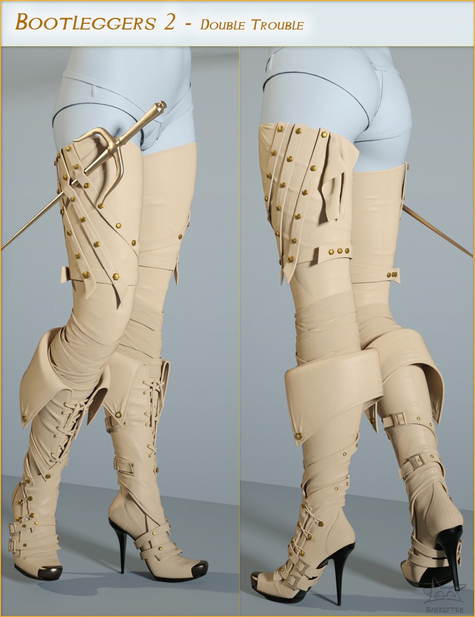 Everyone, please raise your hand if you've ever been personally victimized by these specific 3D asset designs of very cunty pirate boots for almost eight years.