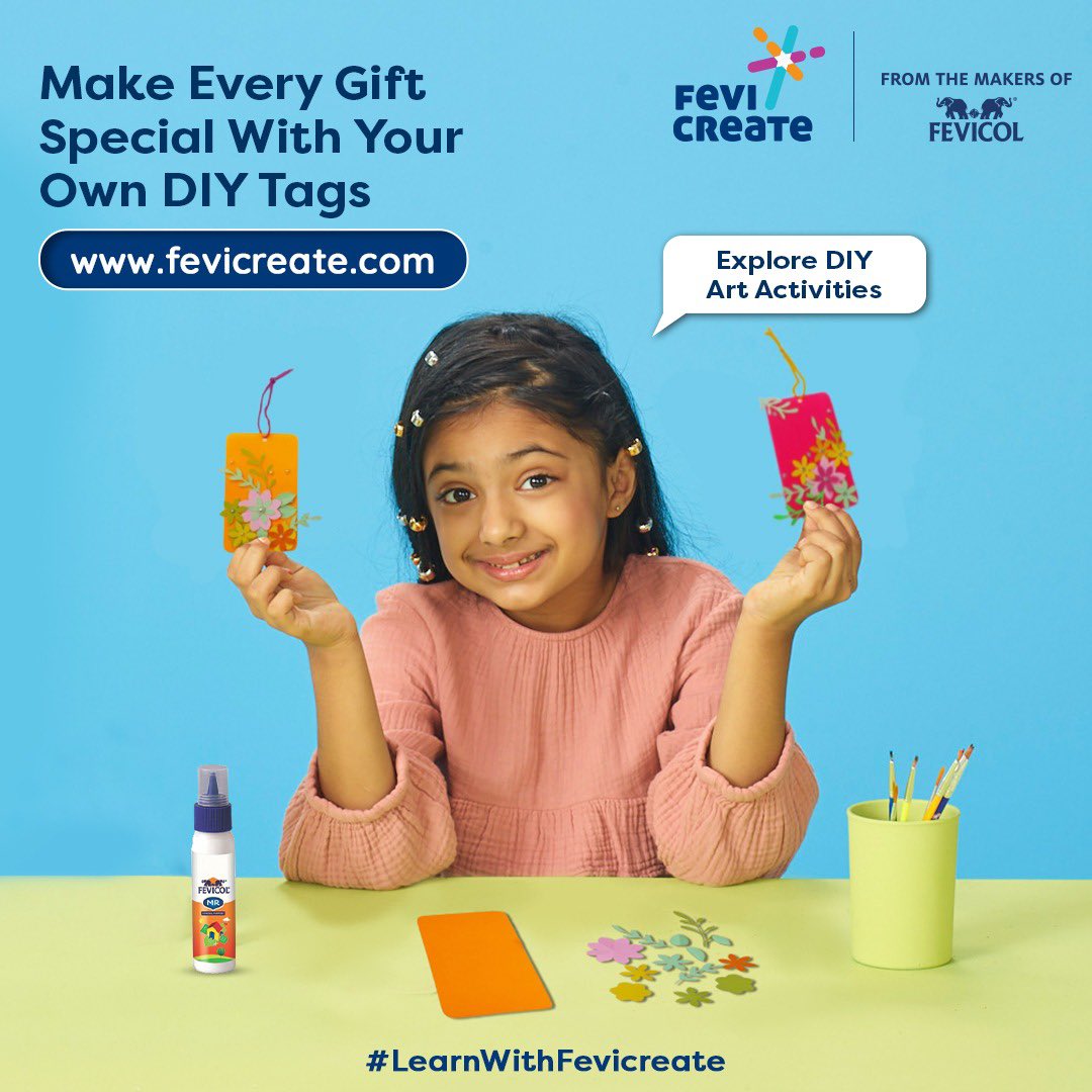 Crafting creative gifts has never been more adorable! Watch the little one’s creativity unfold with each handmade masterpiece🧧🎨

Register at Fevicreate.com and get free access to 500+ new fun activities

#LearnWithFevicreate #DIYArtWeek
#DIYGiftingTagsActivity