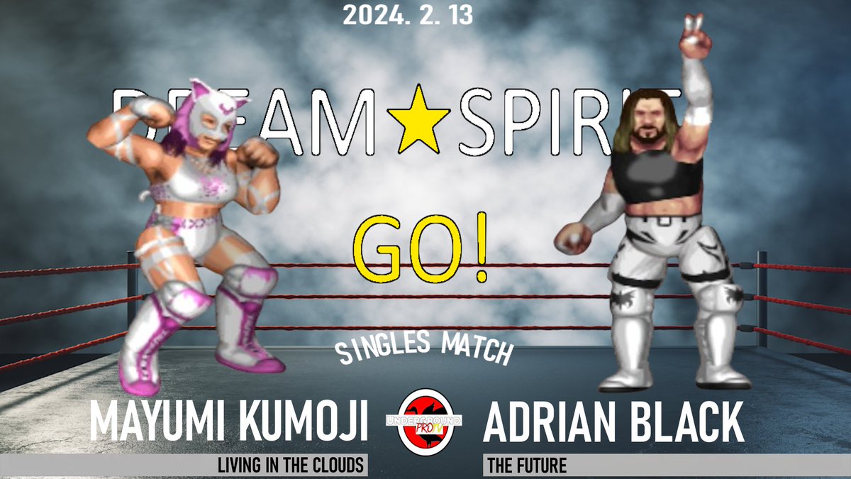 RCW_PRO's tweet photo. BREAKING: Our friends over at UnderGround Pro were kind enough to send us highlights of their recent event involving @Adrian_Blk! He faced a quickly rising star in  Mayumi Kumoji! The video will premiere in 6 minutes! #WeAreRCW https://t.co/37fZrJYlKj
