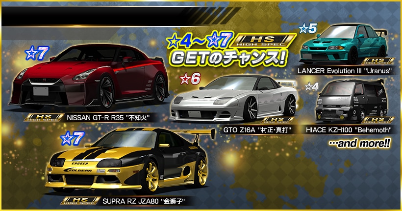 ハイスペック車両祭り』 開催中！ ログインボーナス報酬、チャレンジ