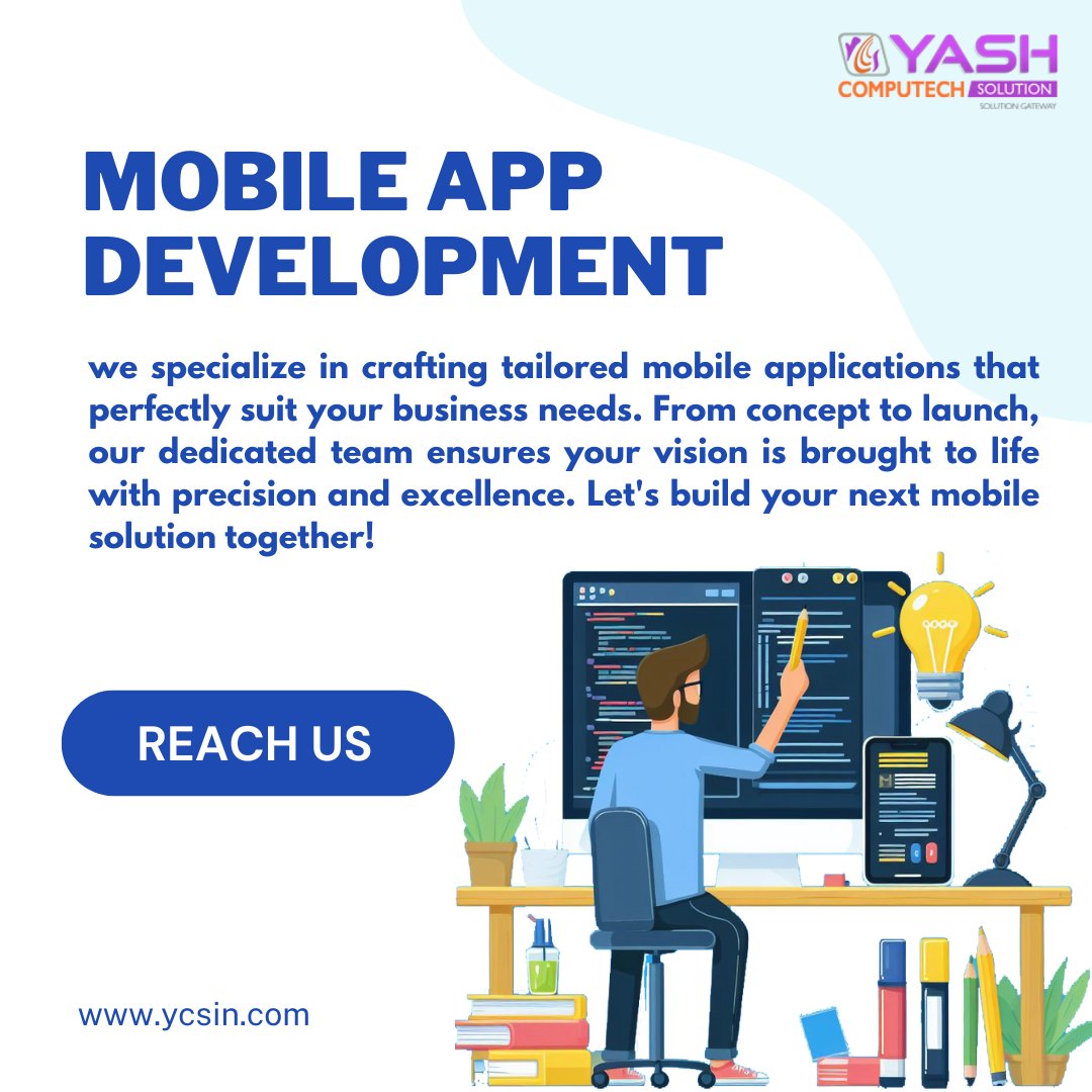 Elevate your business with our custom mobile app development service! From idea to implementation, we bring your vision to life. Let's create something amazing together! 📱💡 #MobileAppDevelopment #CustomApps #TechInnovation #BusinessSolutions #CustomApps #TechInnovation #Tech