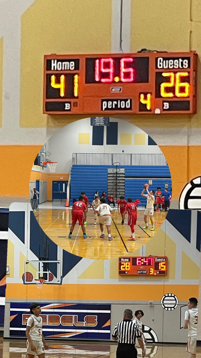 Enjoyed watching our Riverside Middle School 7th (top score) and 8th grade (bottom score) teams play today. They are improving each game and the future is truly bright.