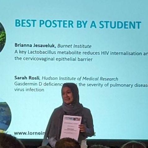 CiiiD Hudson (@ciiid_hudson) on Twitter photo Congratulations to <a href="/DrEmilyGulliver/">Emily Gulliver</a> from <a href="/Forster_Lab/">Forster Lab</a> on winning best ECR talk and <a href="/Sarah_Rosli_/">Nur Sarah Rosli</a> from <a href="/Tate_Lab/">Tate_Lab</a> for winning best student poster at #lorneiandi! What a great meeting which showcased so much of the exciting research ongoing here at CiiiD & <a href="/Hudson_Research/">Hudson Institute of Medical Research</a> ! 👏 Congratulations to <a href="/DrEmilyGulliver/">Emily Gulliver</a> from <a href="/Forster_Lab/">Forster Lab</a> on winning best ECR talk and <a href="/Sarah_Rosli_/">Nur Sarah Rosli</a> from <a href="/Tate_Lab/">Tate_Lab</a> for winning best student poster at #lorneiandi! What a great meeting which showcased so much of the exciting research ongoing here at CiiiD & <a href="/Hudson_Research/">Hudson Institute of Medical Research</a> ! 👏