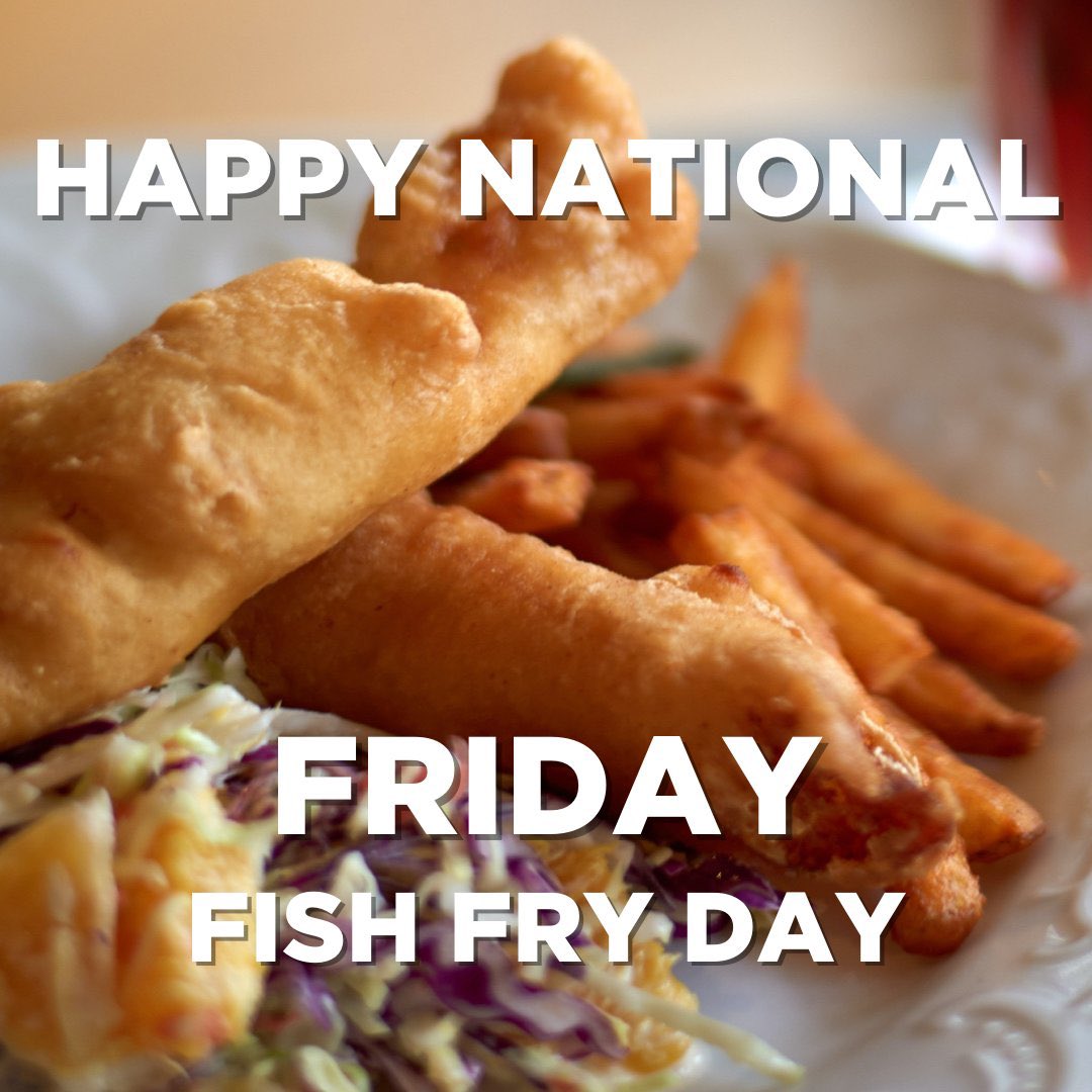 Friday Fish Fry Day is always the first Friday of Lent.
#NationalDay #FishFry #FridayFishFryDay

If near #SanFrancisco consider the The Pig & Whistle at 2801 Geary Blvd. #FishChips

yelp.com/biz/the-pig-an…

Learn
en.wikipedia.org/wiki/Lent