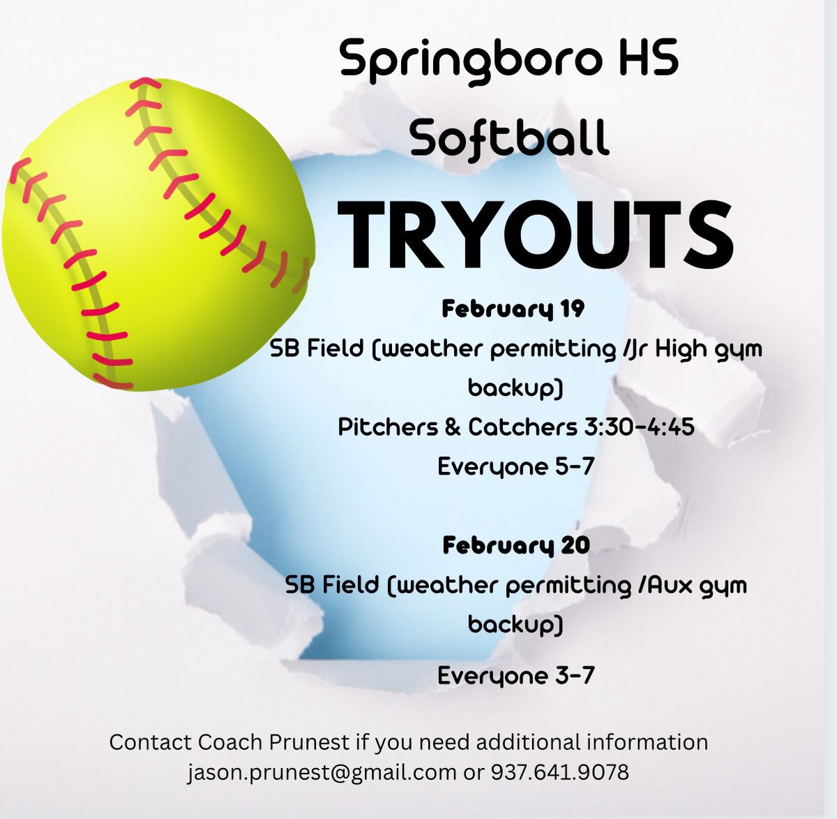 Springboro Softball (@springborosb) on Twitter photo 