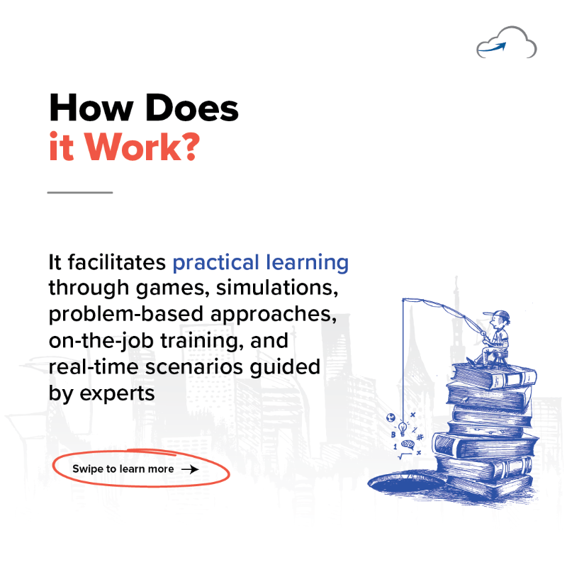 cloudthat's tweet photo. Does your training leave a lasting impression on employees? Our #learningsolution ensures memorable experiences through hands-on learning, including games, #casestudies, simulations, problem-based #learning, and on-the-job training.

#ExperientialLearning #Upskill