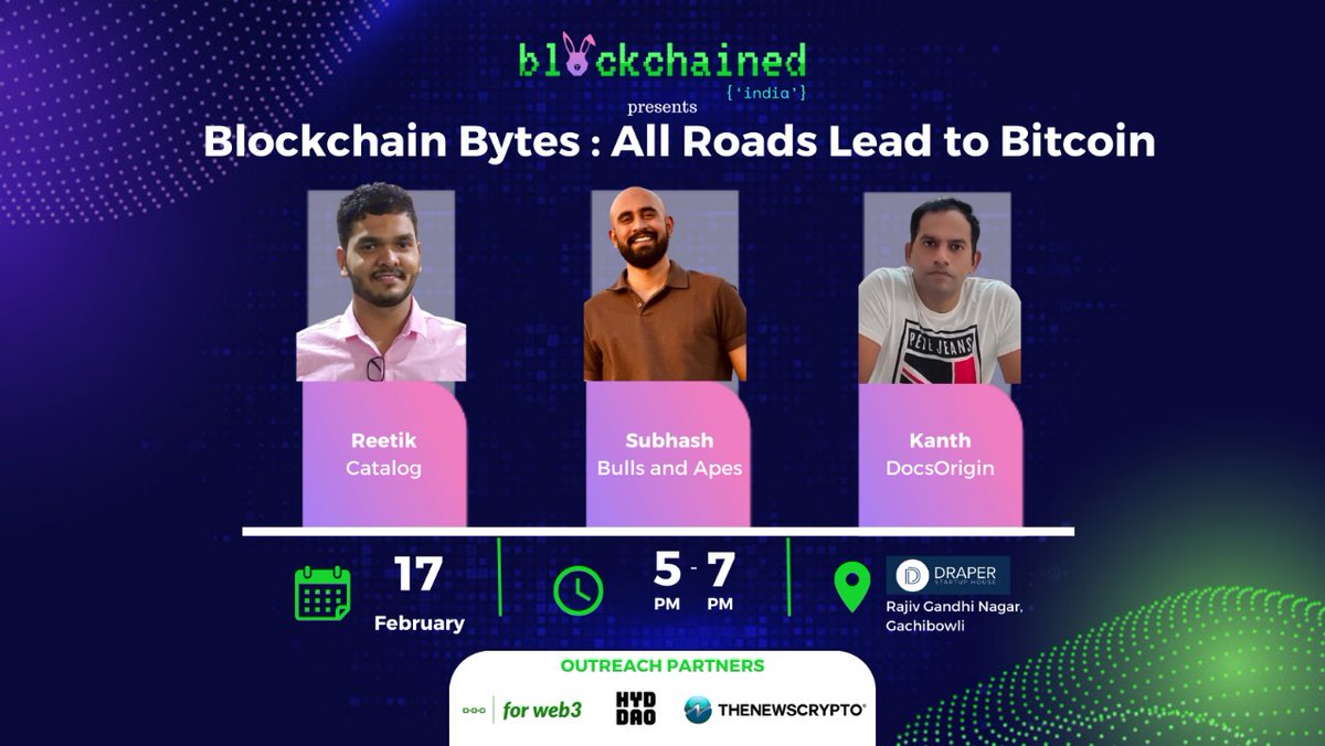 Reetik Rajan (@r4reetik) on Twitter photo <a href="/blockchainedind/">BlockchainedIndia</a> event tomorrow promises to be an incredible opportunity to connect with some of the brightest minds in the space.
Looking forward to sharing my insights with everyone! <a href="/blockchainedind/">BlockchainedIndia</a> event tomorrow promises to be an incredible opportunity to connect with some of the brightest minds in the space.
Looking forward to sharing my insights with everyone!