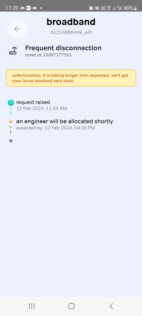 PB_work's tweet photo. @Airtel_Presence Shameless bunch of scammers. Misbehaving technical team. Some rogues appointed as technical team. 5 days of follow ups and zero resolution https://t.co/tjQAH54bWE