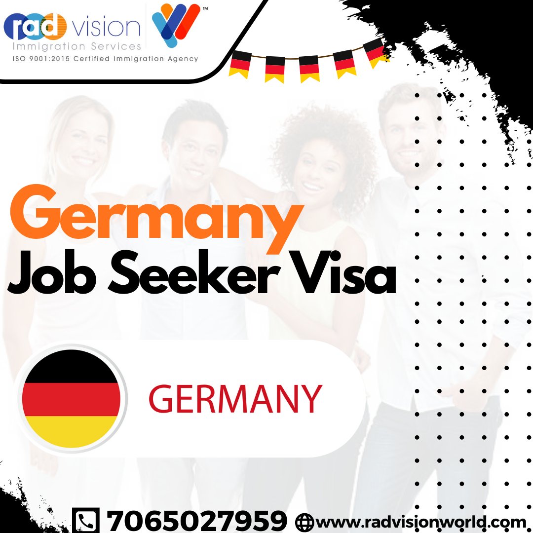 radvisionworld's tweet image. Dreaming of advancing your career in Germany?

Introducing the Germany Job Seeker Visa - your golden ticket to explore incredible career opportunities in one of the world's most robust economies! 

#GermanyJobSeekerVisa #WorkInGermany #CareerInGermany #RadvisionWorld #Immigration