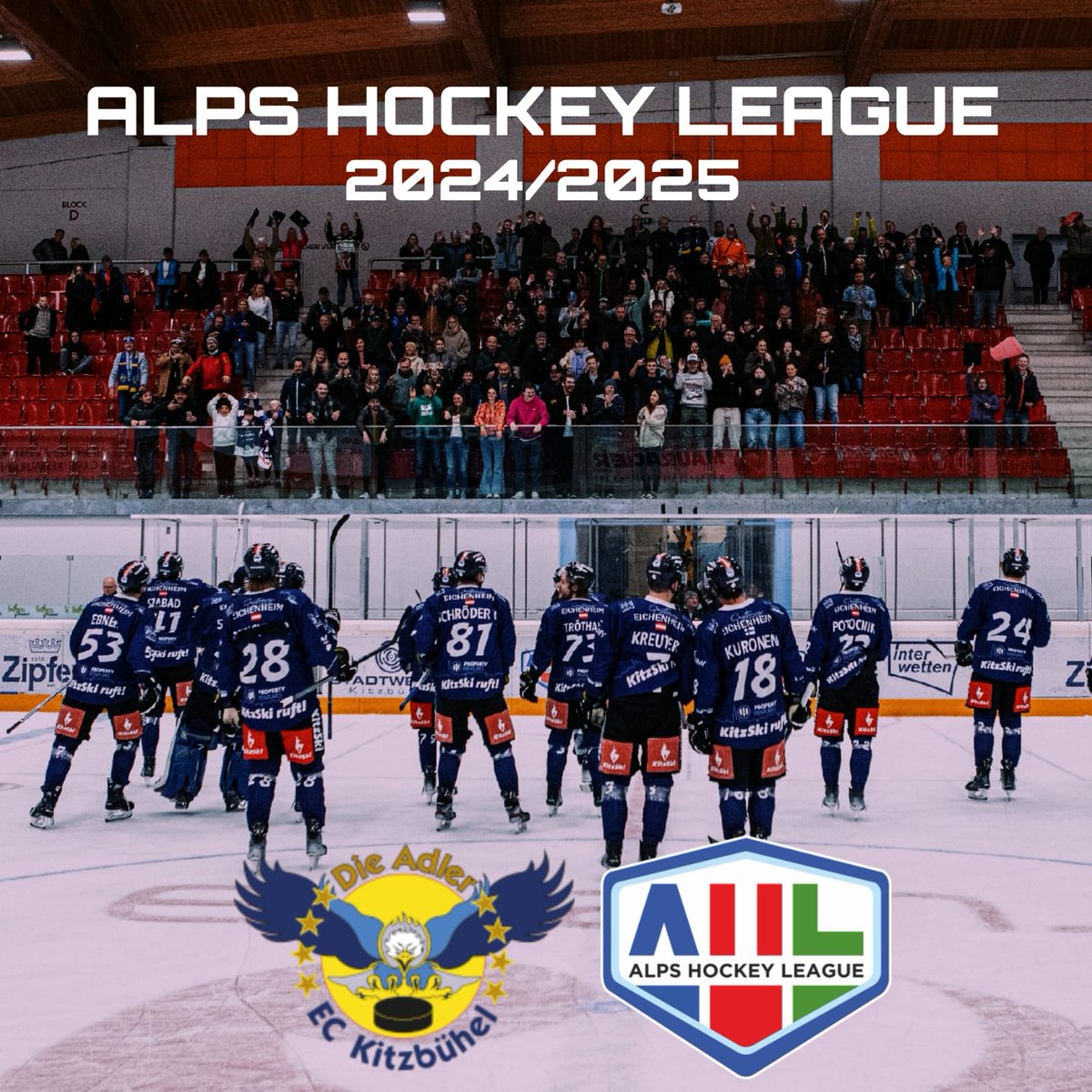 Auch kommende Saison sind wir Teil der Alps Hockey League. ⬇️📰

dieadler.at/de/adler-kitzb…

#WirsinddieAdler #Kitzbühel #AlpsHockeyLeague