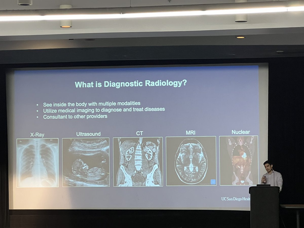 MelinaHosseiny's tweet photo. What an incredible night! ✨

Dr. Andrew Gomez Introducing the next generation of physicians to the wonderful field of #radiology! ⭐️

#proudfriend moment!🥹
@Tapatio117 @UCSDRadRes https://t.co/GAetFF0FGY