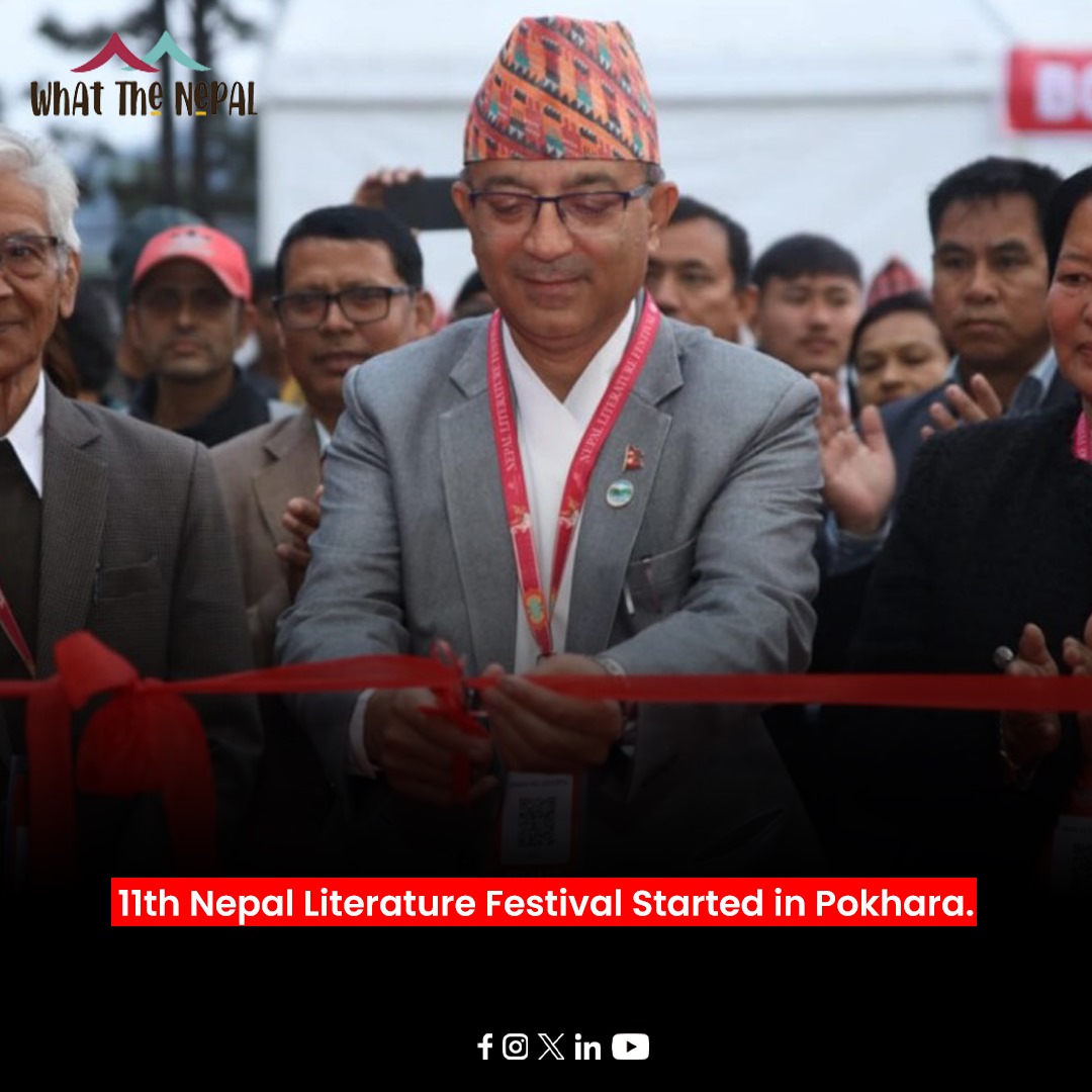 Read More: whatthenepal.com/.../11th-nepal…
#nepal #literature #literaturequotes #LiteratureFestival #Annual #annualawards #AnnualConference #pokhara #pokharanepal #festival #festival2024 #talks #readings #musicalevent #writers #artists #whatthenepal