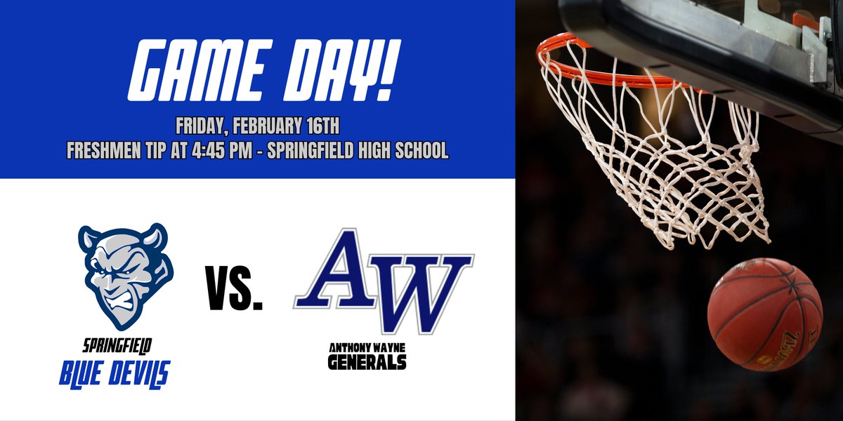 Game #20 at home vs. Anthony Wayne!        

Tickets can be purchased at the gate or online:  ………fieldbluedevils.hometownticketing.com/embed/all

<a href="/sfieldathletics/">Springfield Athletics</a> <a href="/DevilsSection/">SHS Student Section</a>