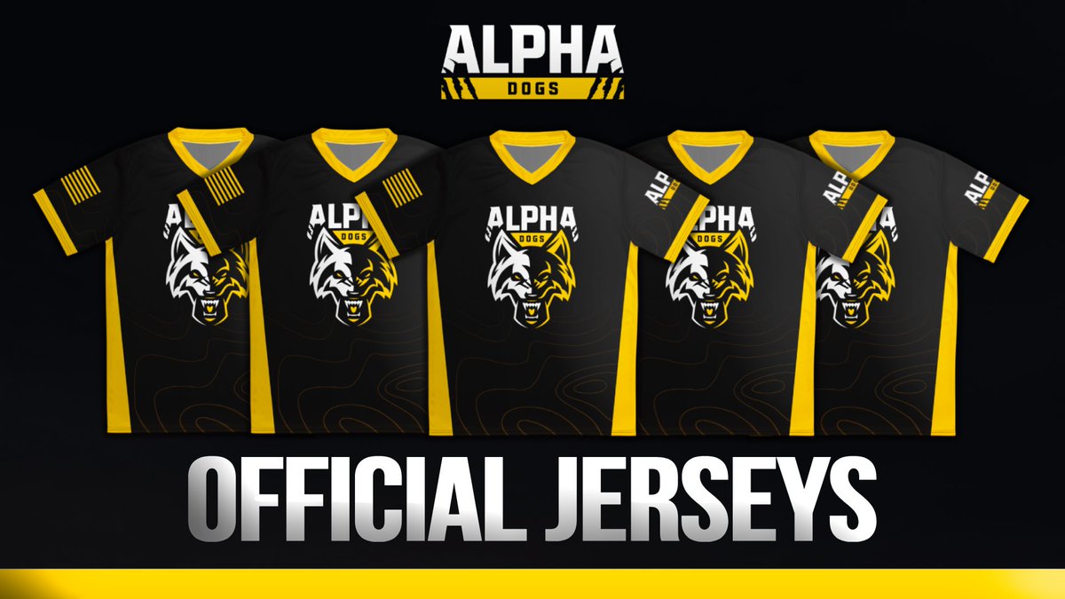 Who needs some 𝗔𝗹𝗽𝗵𝗮 𝗗𝗼𝗴𝘀 jerseys? 👀