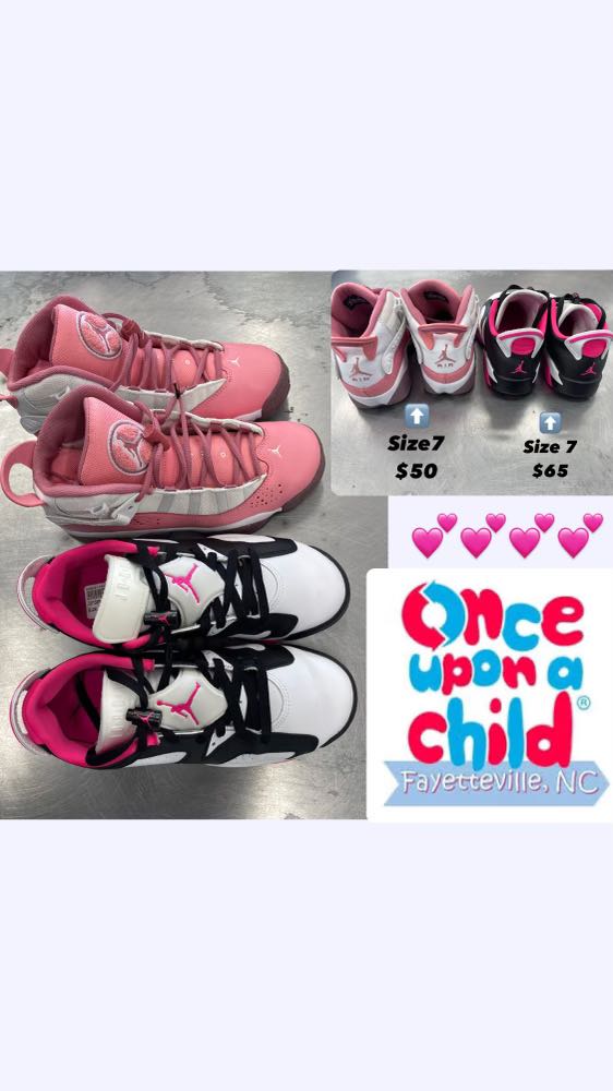 Don't miss our ☀️ Spring Sneaker Release ☀️ this weekend! ALL spring sneakers will be 25% off!

📆: 2/17 - 2/19

#onceuponachildfayettevillenc #retailresale #springsneakerrelease #springsneakers #kidssneakers #kidswear #BuyAndSellWithUs