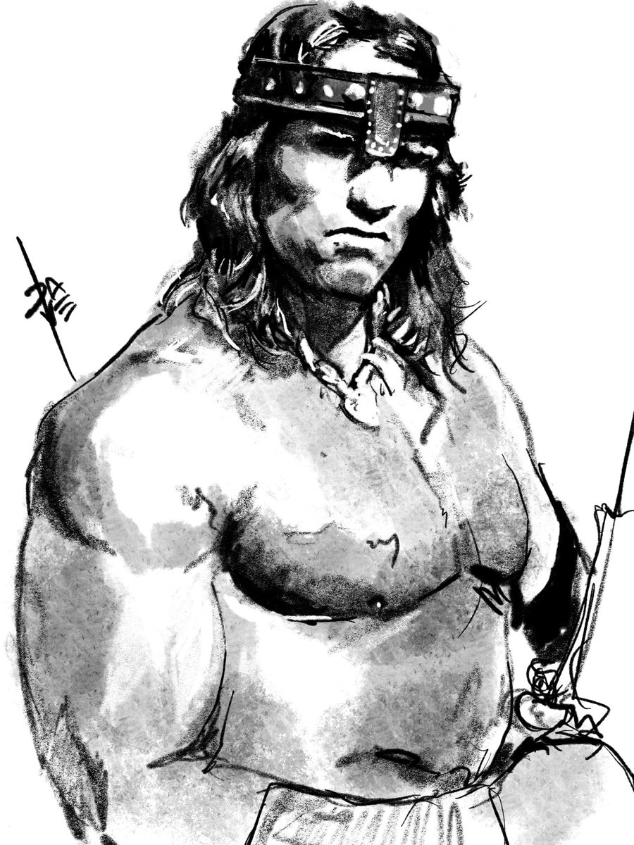 Crom!

#conan #conanthebarbarian #conanthedestroyer #arnoldschwarzenegger #conanthecimmerian #art #artwork #artworks #draw #drawing #sketchbook #ink #inkart #inkartwork #inkartist #df3ink #illustration #crom