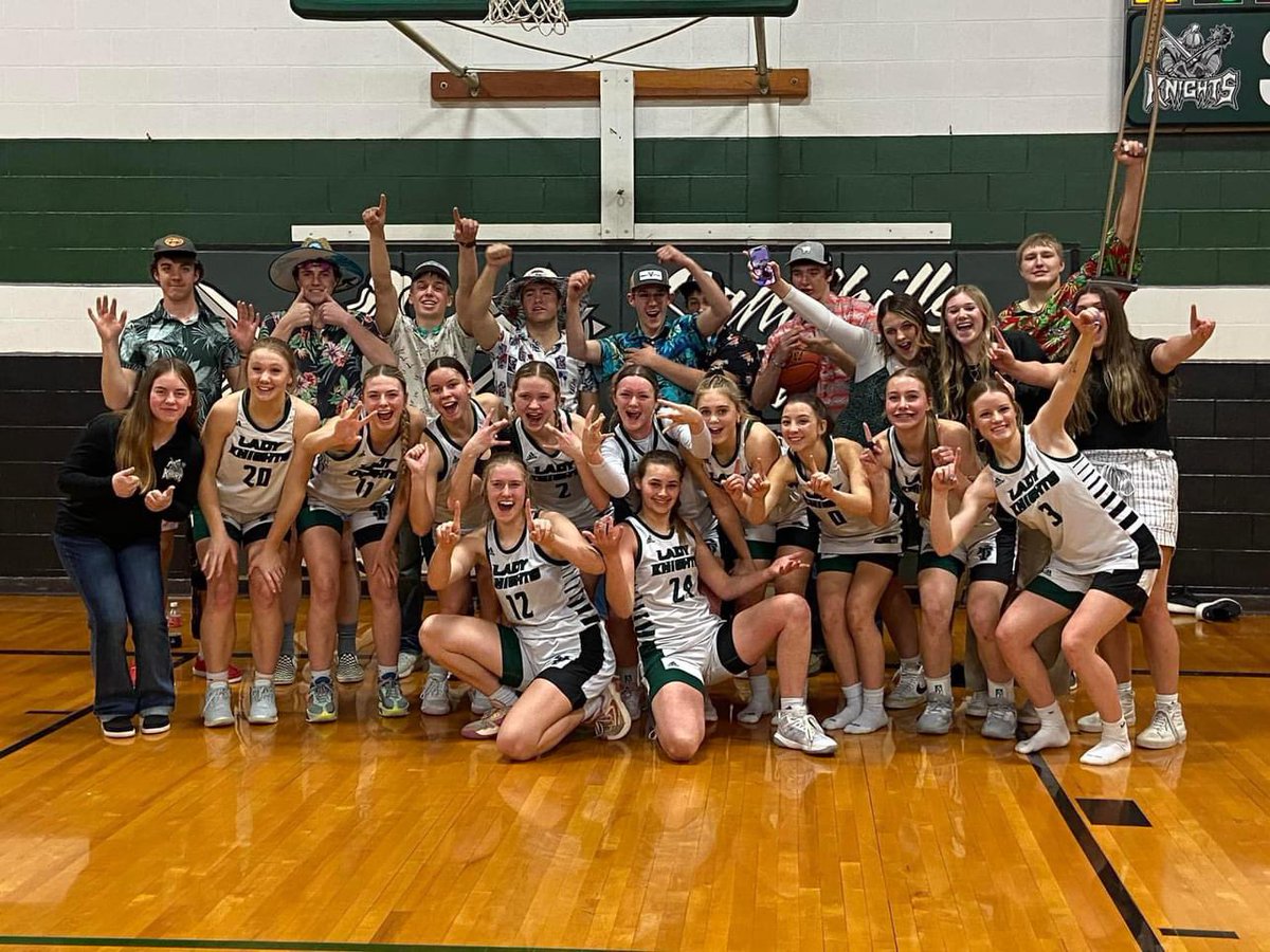 LADY KNIGHTS ARE MOVING ONTO TO DISTRICT FINALS NEXT FRIDAY!! (More info to come tomorrow). Way to be ladies! Great crowd tonight too!