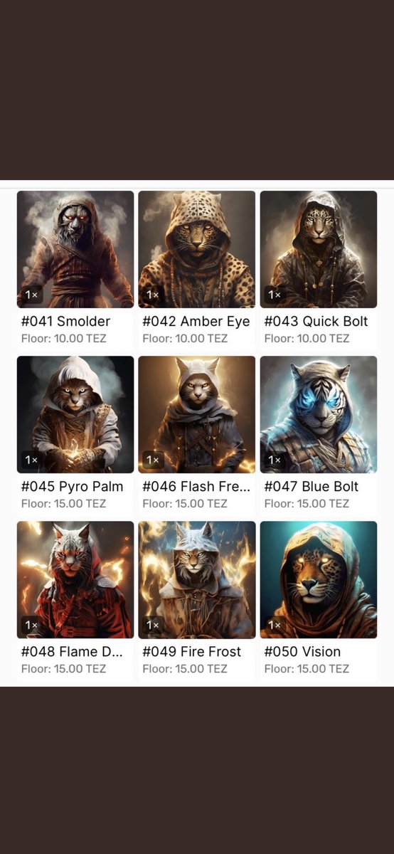 I teamed up with @PUSSNINJA 🔥We built this project and made it affordable🙏🙌 to onboard people into our community. NFT’s are new and hard to get just ask ❤️ I got you 💯
 ❗️ Minting Is Live ❗️
There’s a Special 1/1 
🐆 🥷🏼  for  Everyone
👀 See Which One 👀
🥅catches your eye 👁️