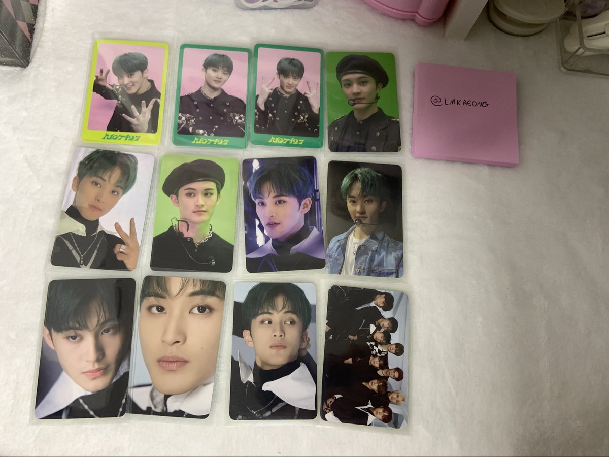lmkaeong's tweet photo. THREAD DE CARDS A VENDA - mais infos pode me chamar na dm, mas todos estão em perfeito estado! 💗 amgs da rt plss 😚

FRETE NÃO INCLUSO 

- set dicon mark &amp; 127 - R$38
- set dicon d'festa mark dream - R$38
- set dicon d'festa mark 127 - R$38 
(se levar os 3 faço por R$100!) https://t.co/brs5i9V8VT