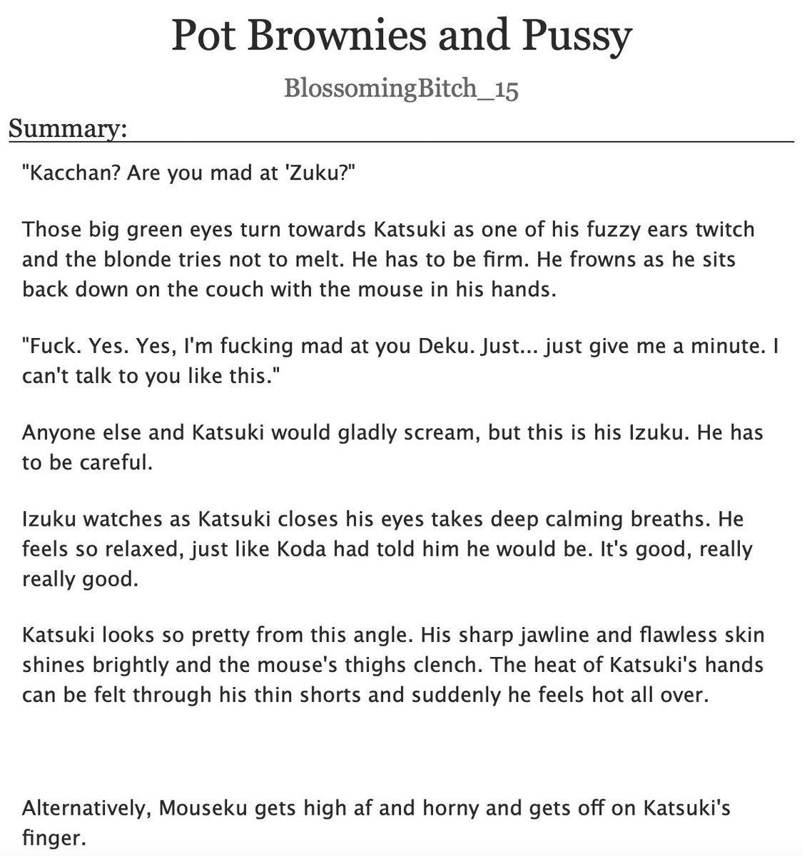 NoOne_Rising's tweet photo. This is for @sweet_n_fiction and @BopBopBobbies cuz Mouseku is the best and so is anything NSFW with BKDK
#BKDK #bakudeku #nsfwtwt #Mouseku #mouseku
https://t.co/A7zfMrMUV6 https://t.co/XJxf7kUvKp
